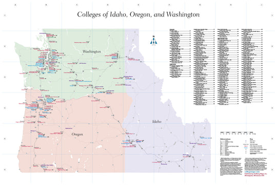 Pacific Northwest Colleges and Universities: WA, OR, ID