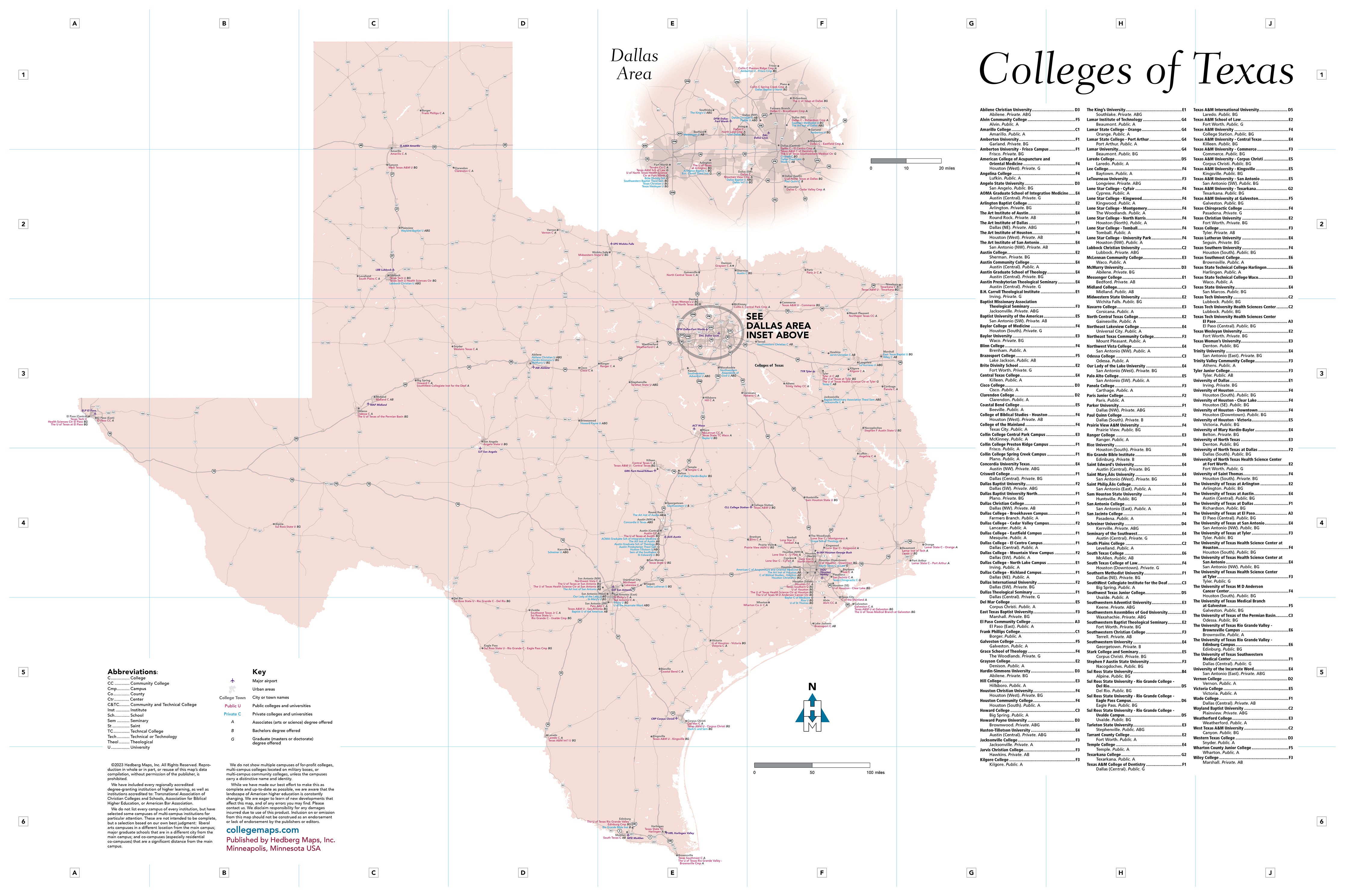 Colleges Amp Universities Hedberg Maps
