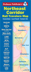 Northeast Corridor Rail Travelers Map
