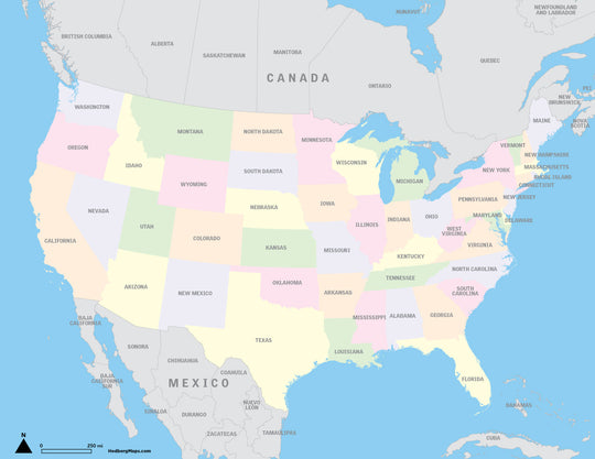 United States - Digital (Vector) License