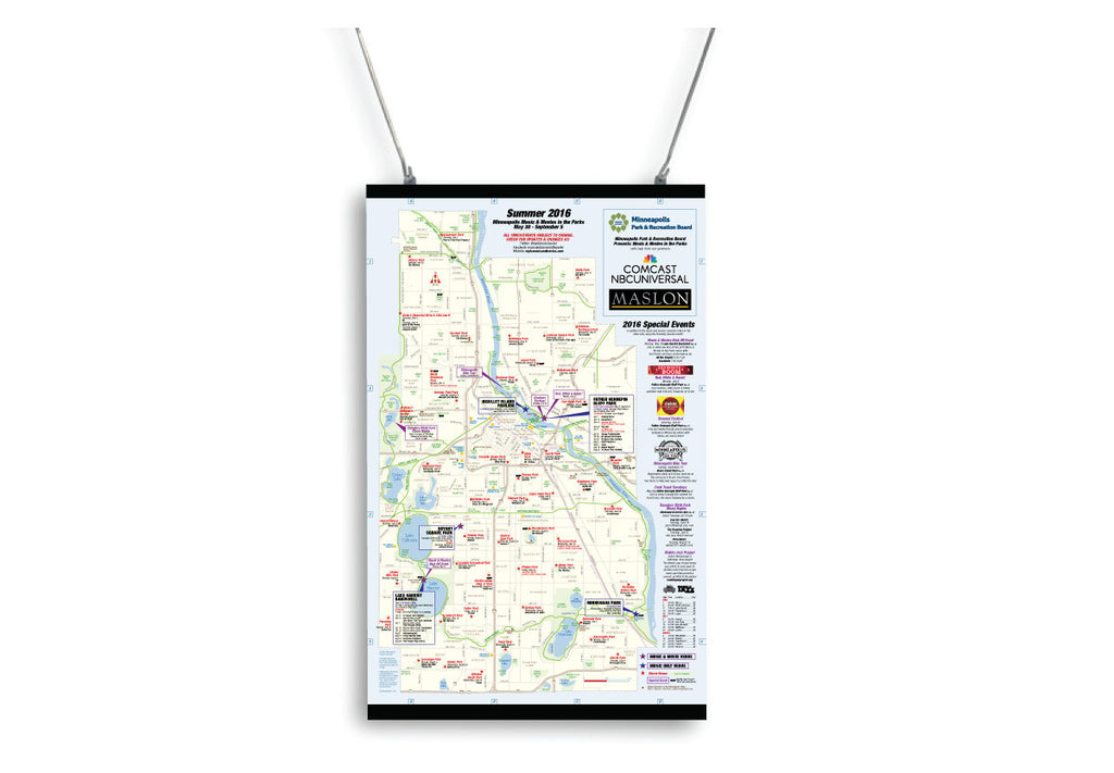 Map Hanging Rails (pair) – Hedberg Maps